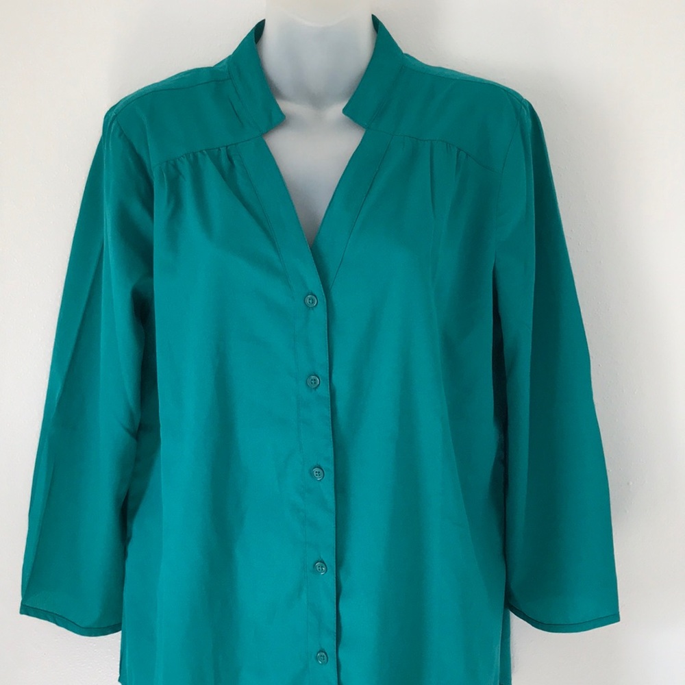 BR Hunter Green Button Down